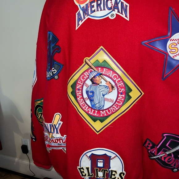 JH Negro LEAGUE Varsity PATCH Jacket - Picture 11 of 16
